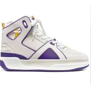 NEW $675 Just Don Courtside Hi Sneakers! Los Angeles Lakers Edition Italy Don C